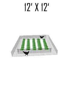 12' X 12' Garden Chunnel Outer Perimeter Only