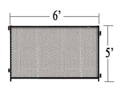 Single 6' X 5' Chicken Run Panel