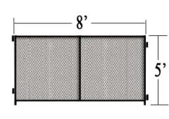 Single 8' X 5' Chicken Run Panel