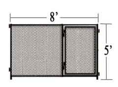 Single 8' X 5' Chicken Run Door Panel