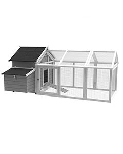 82" x 48" x 38" Rustic Barn Chicken Coop