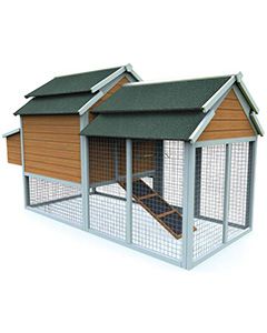  76" x 36" x 52" Cheyenne Chicken Coop