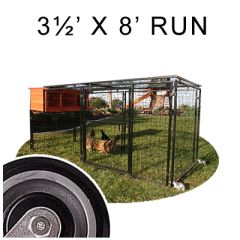 8' X 3½' Spring Fling Mobile Chicken Run