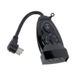 15 Amp Plug-In Dual-Outlet Light-Sensing Timer