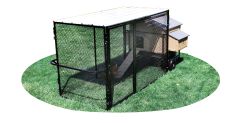 Large Snap N Lock Chicken Coop With 4' X 8' Run (Ultimate)