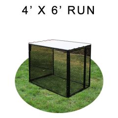 4' X 6' Chicken Run with Metal Top (FOUR-SIDED)