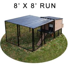 Urban Chicken Coop With 8' X 8' Run (Ultimate)