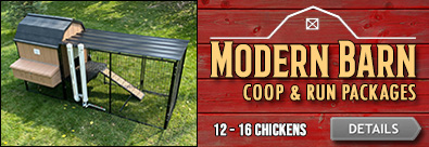 Modern Barn Chicken Coop Packages